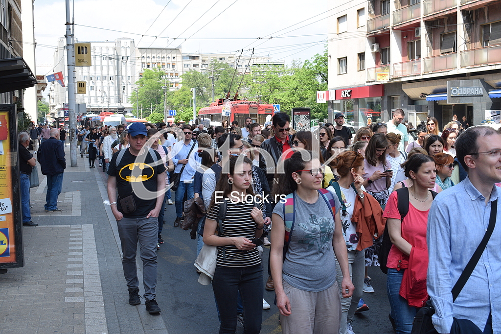 Protest naucnih radnika