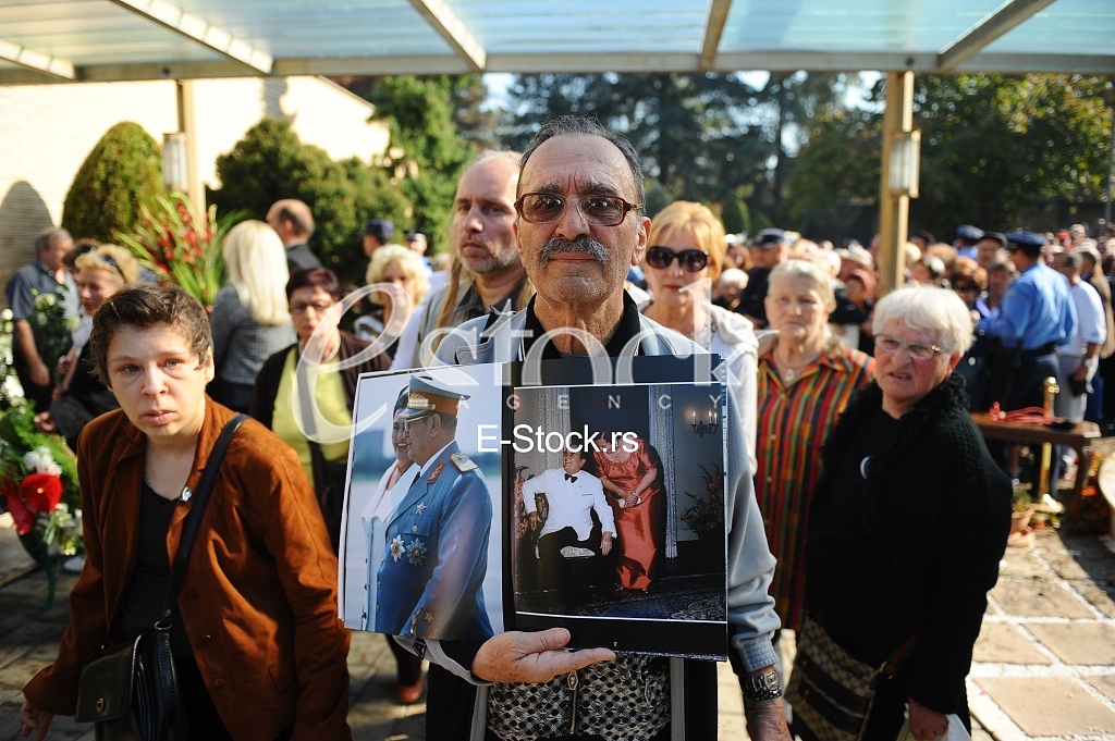 Jovanka Broz buried next to her husband Josip Broz Tito Jovanka Broz buried next to her husband Josip Broz Tito