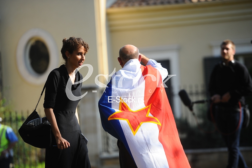 Jovanka Broz buried next to her husband Josip Broz Tito Jovanka Broz buried next to her husband Josip Broz Tito