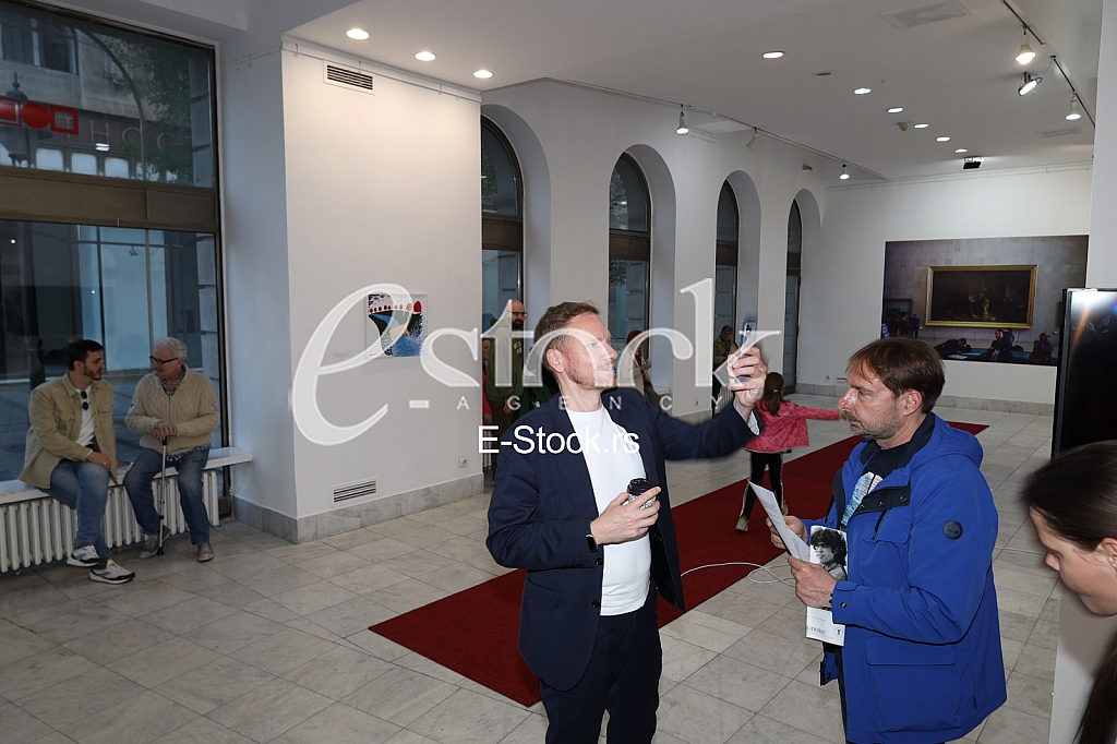 Otvaranje prolecne izlozbe Umetnost i drustvo