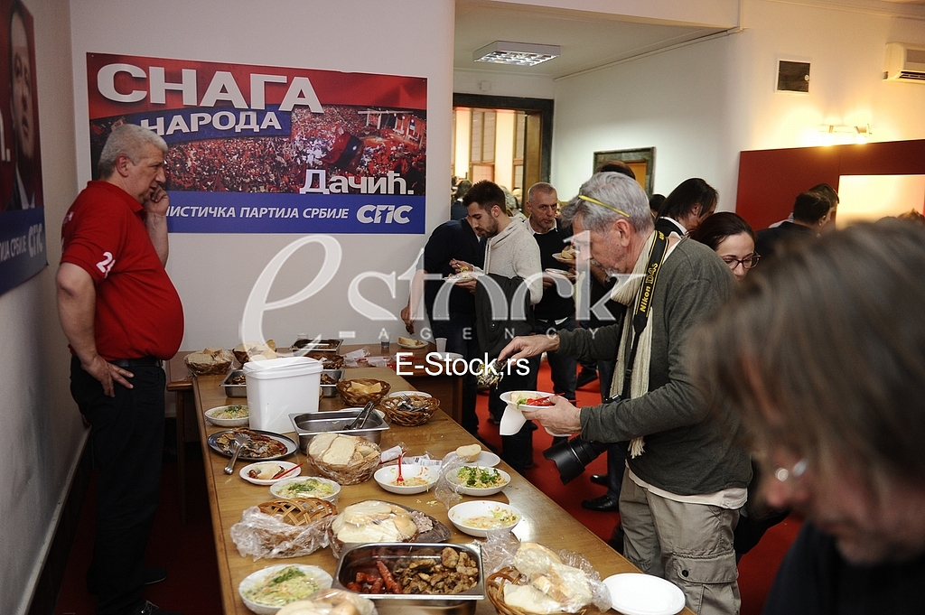Election night in Serbia 2016 SNS