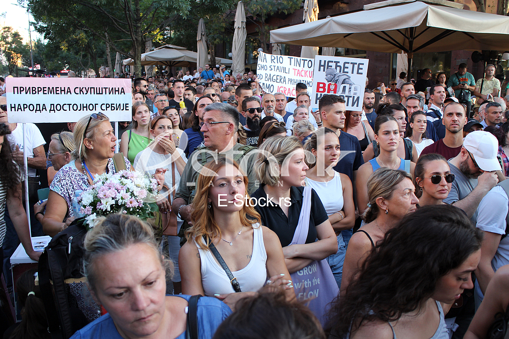 Protest protiv Rio Tinta u Beogradu