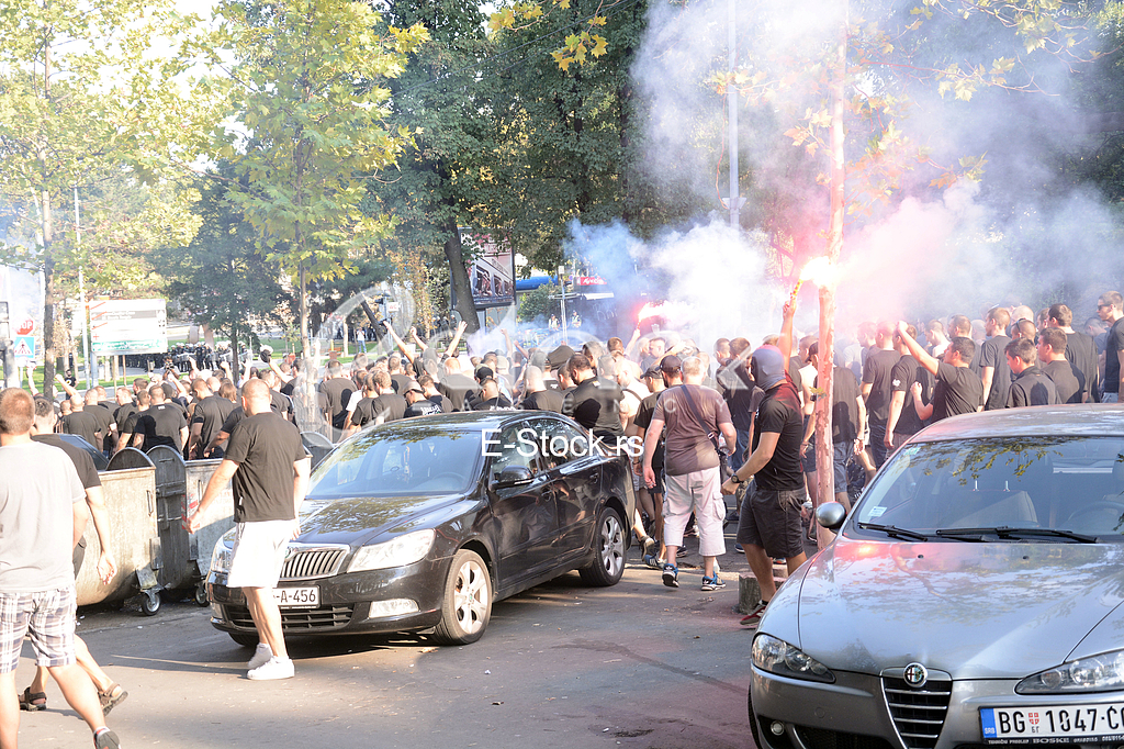 FC Red Star_FC Partizan, football game, 155 derby match.