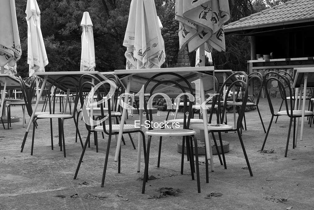 Chair and tables