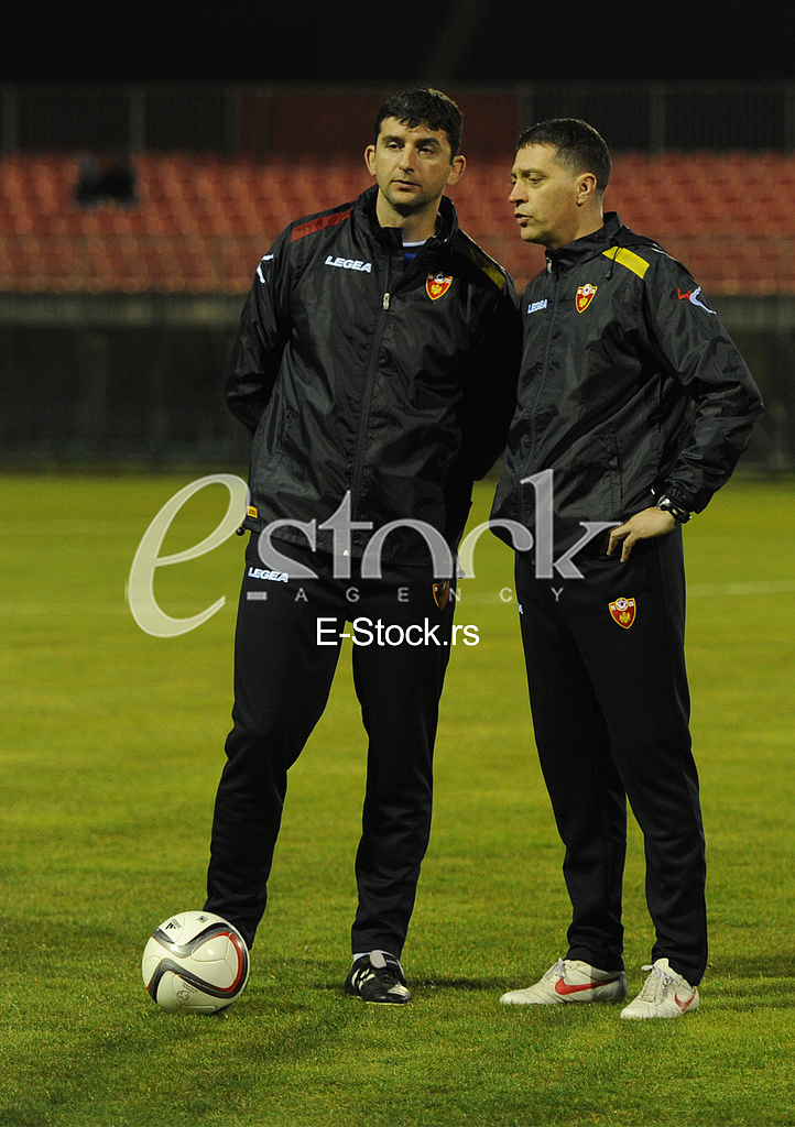 The first training of the national football team led by Ljubisa Tumbakovic