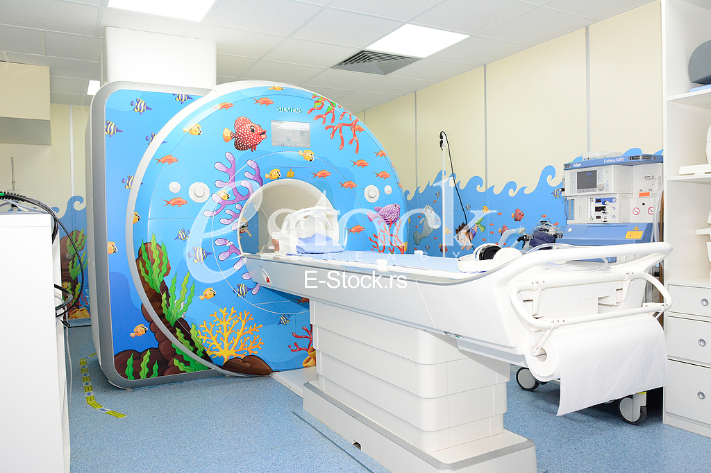  president of Serbia Aleksandar Vucic visiting the children's clinic in Tirsova Street