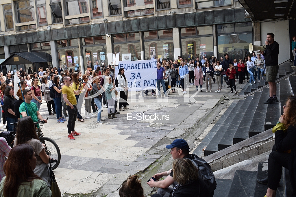 Protest naucnih radnika Protest naucnih radnika