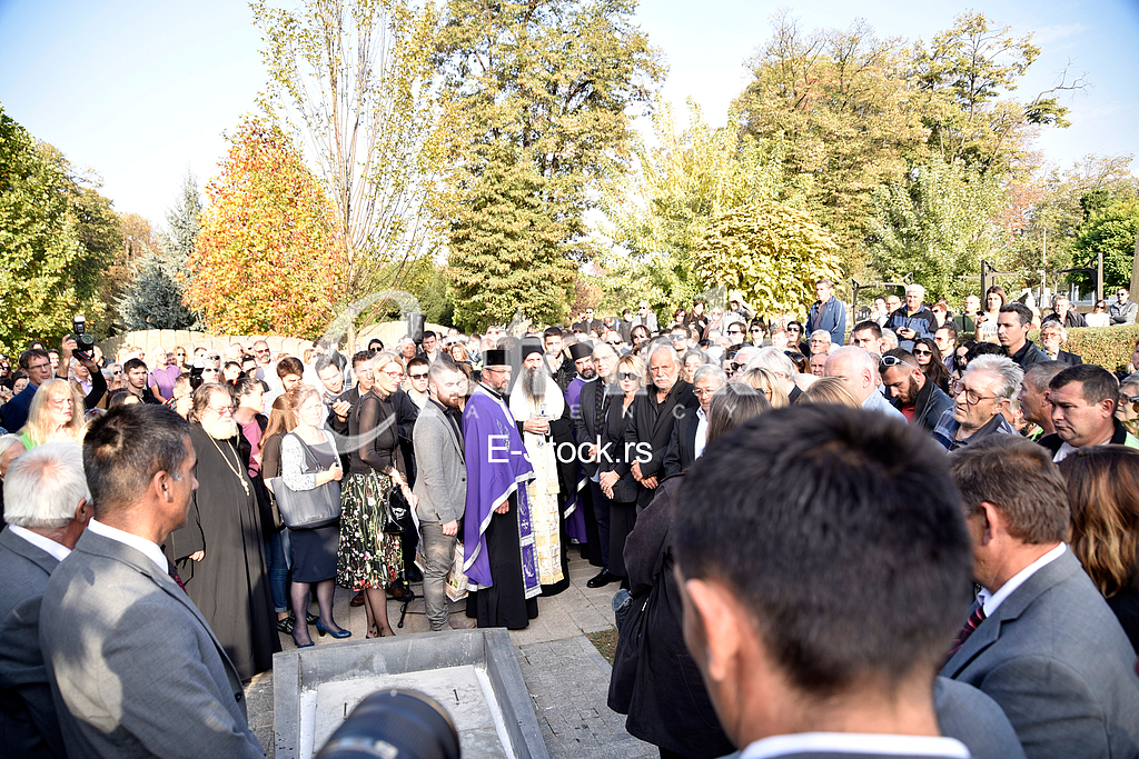 The funeral of actress Milena Dravic