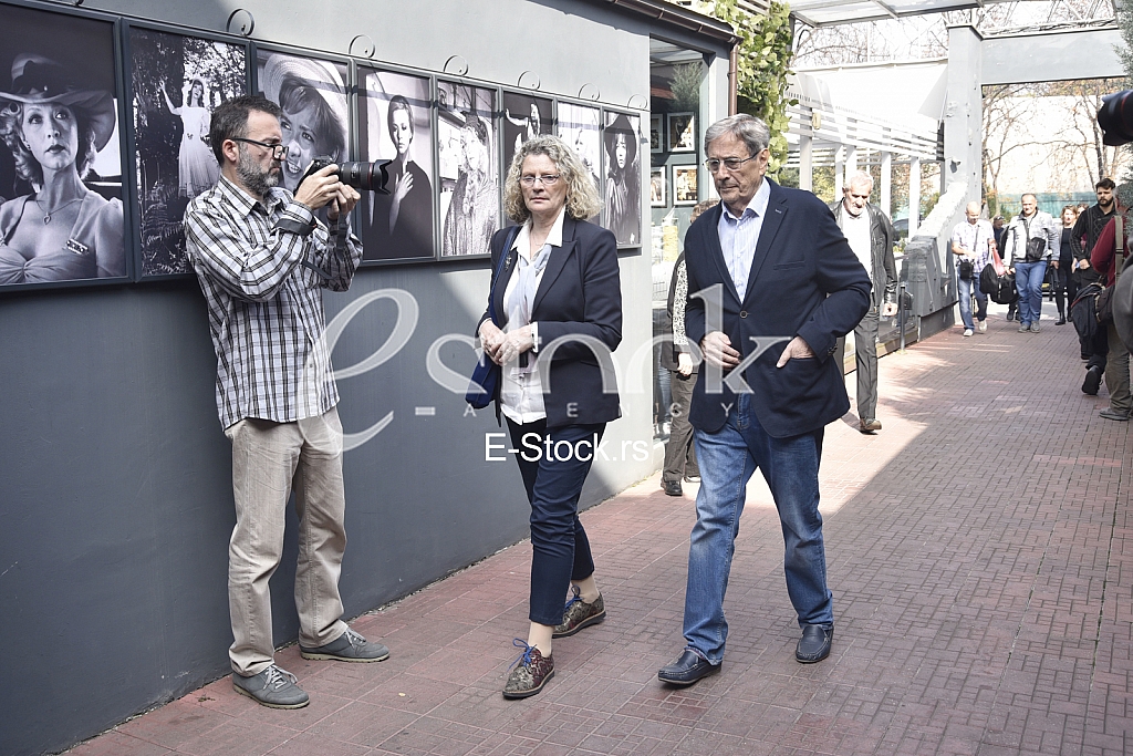 The funeral of actress Milena Dravic The funeral of actress Milena Dravic