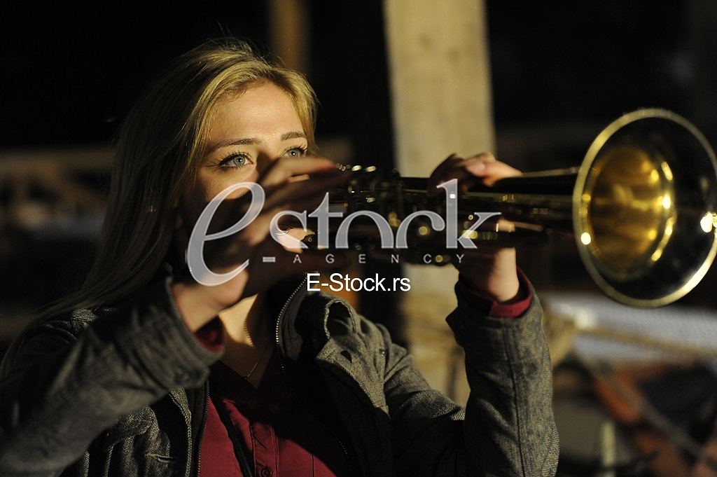 Trumpet festival in Guca, Danijela Veselinovic