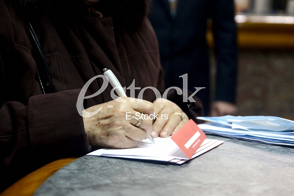 Playing giveaway and sending envelopes in the main post office. 