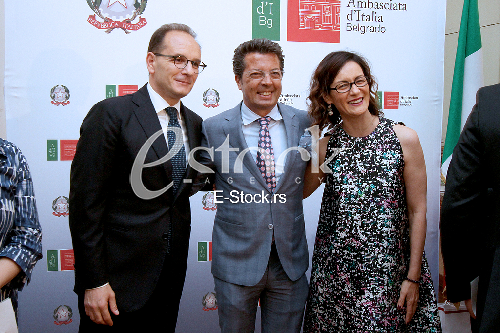The reception at the Embassy of Italy