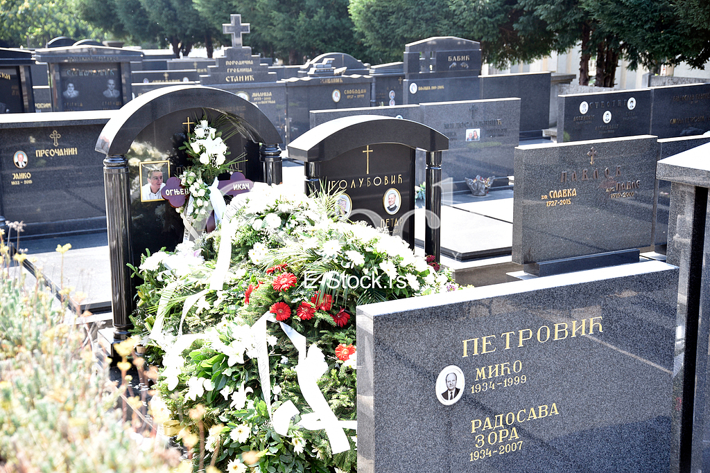 The funeral of a twenty-two year old Ognjen Ikac.