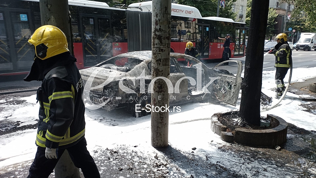 Pozar automobil Kneza Milosa