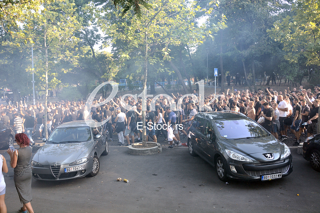 FC Red Star_FC Partizan, football game, 155 derby match.