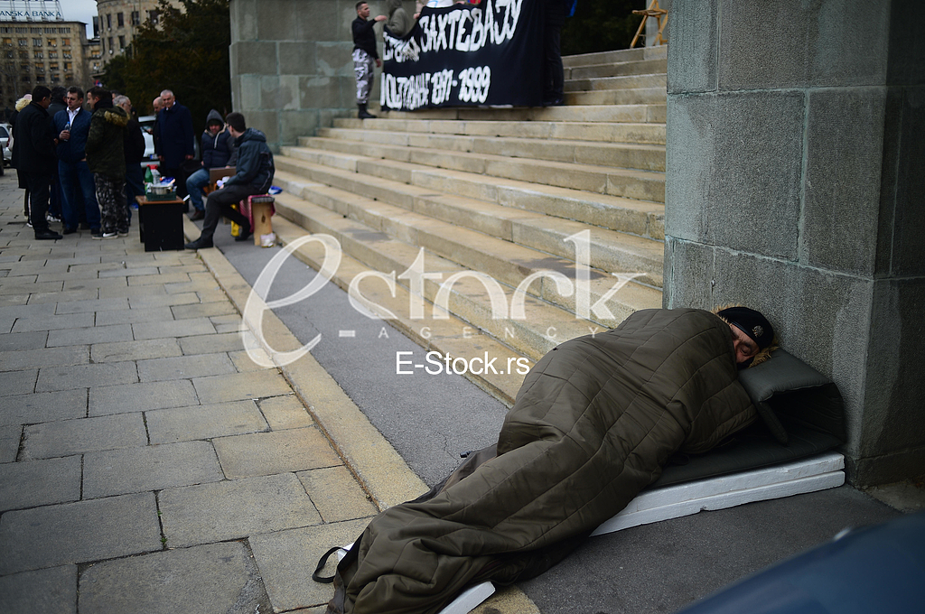 Protest ratnih veterana i vojnih invalida