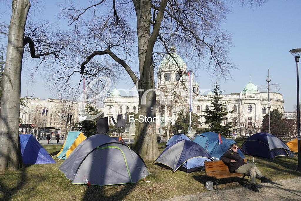 Protest ratnih veterana i vojnih invalida