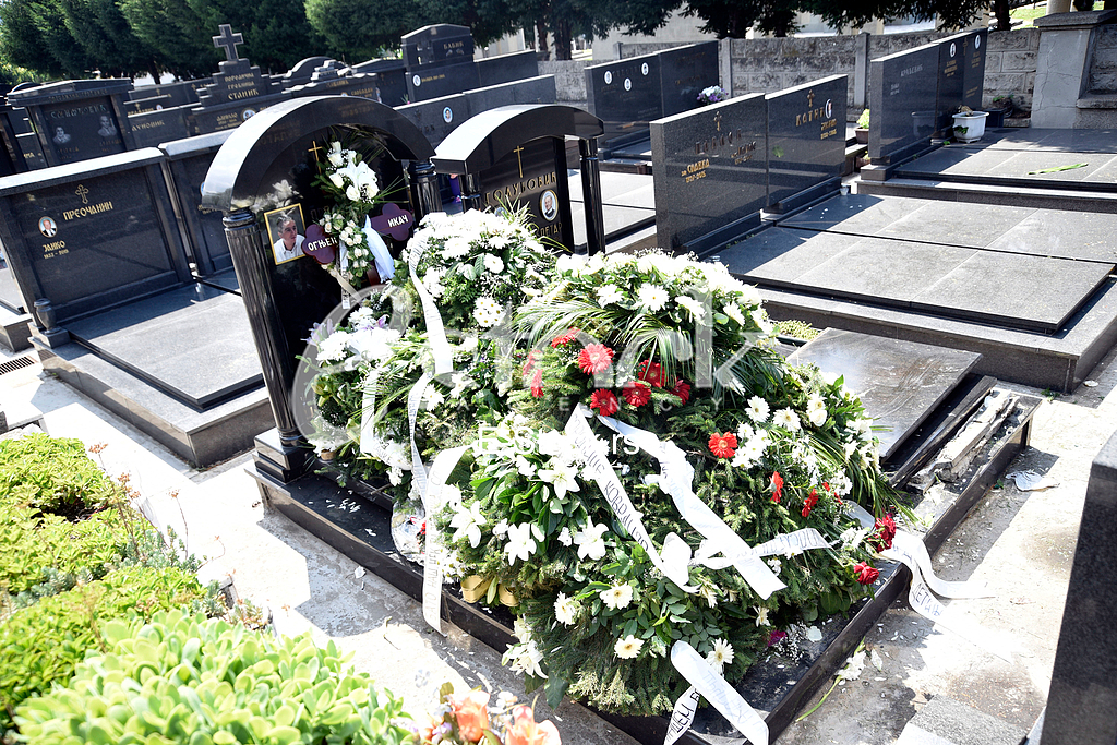 The funeral of a twenty-two year old Ognjen Ikac.