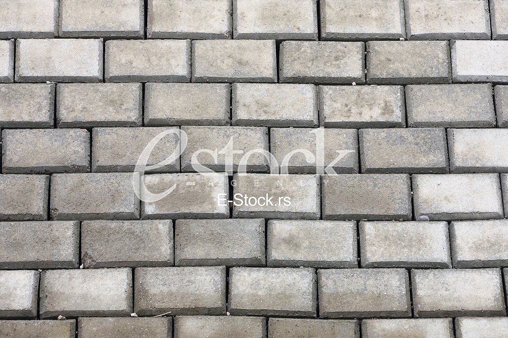 The fragment of a pavement. Black and white The fragment of a pavement. Black and white