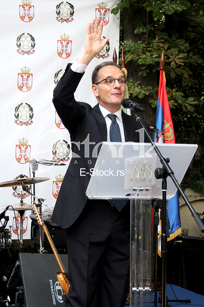 The reception at the Embassy of Italy