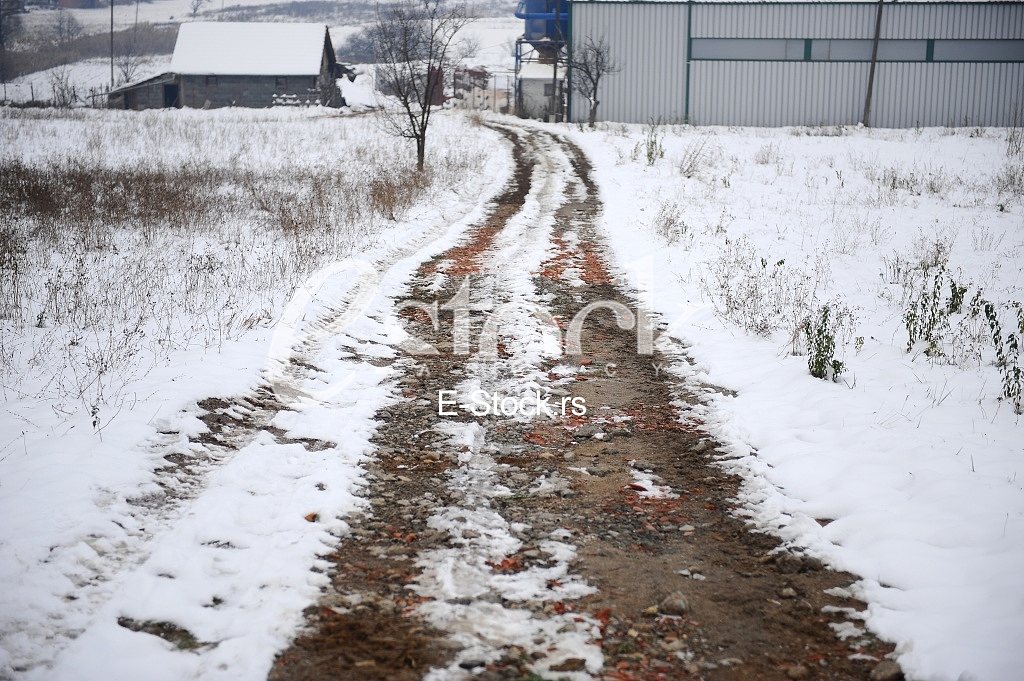Winter Country road Winter Country road
