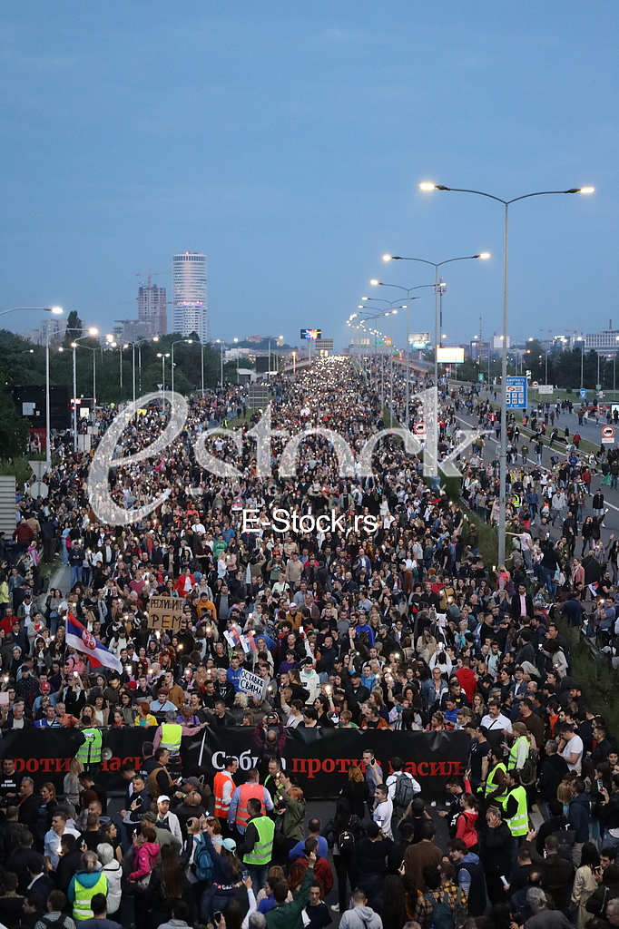 Protest Srbija protiv nasilja