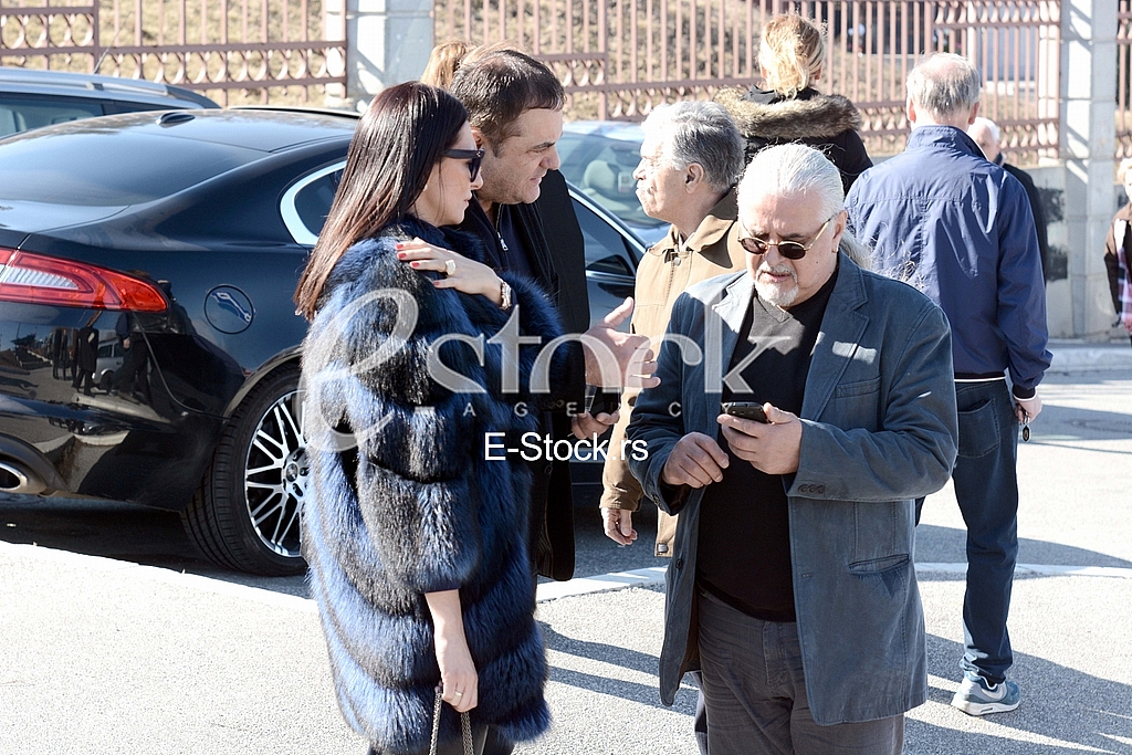 Funeral of Milka Skoric, mother of popular singer, Mira Skoric.
