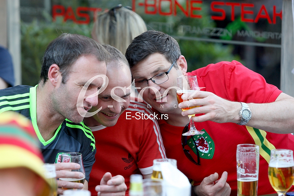 Navijaci Velsa. Navijaci Velsa.