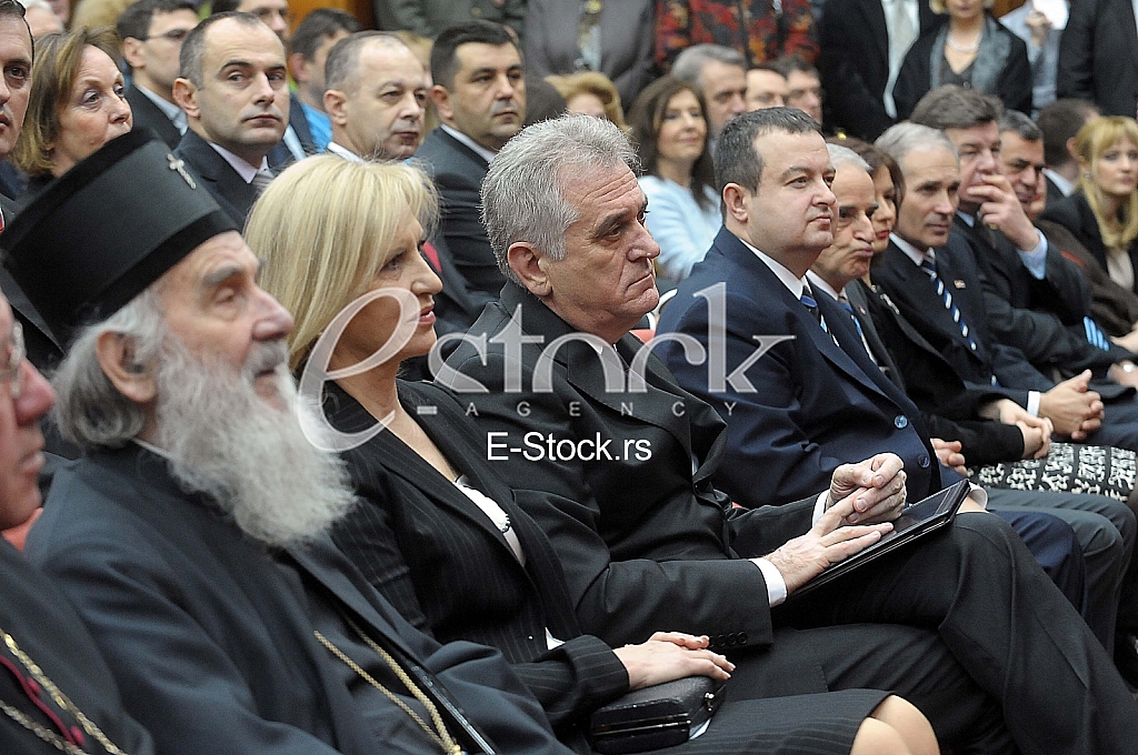 Patrijarh Irinej, Dragica Nikolic, Tomislav Nikolic, Ivica Dacic