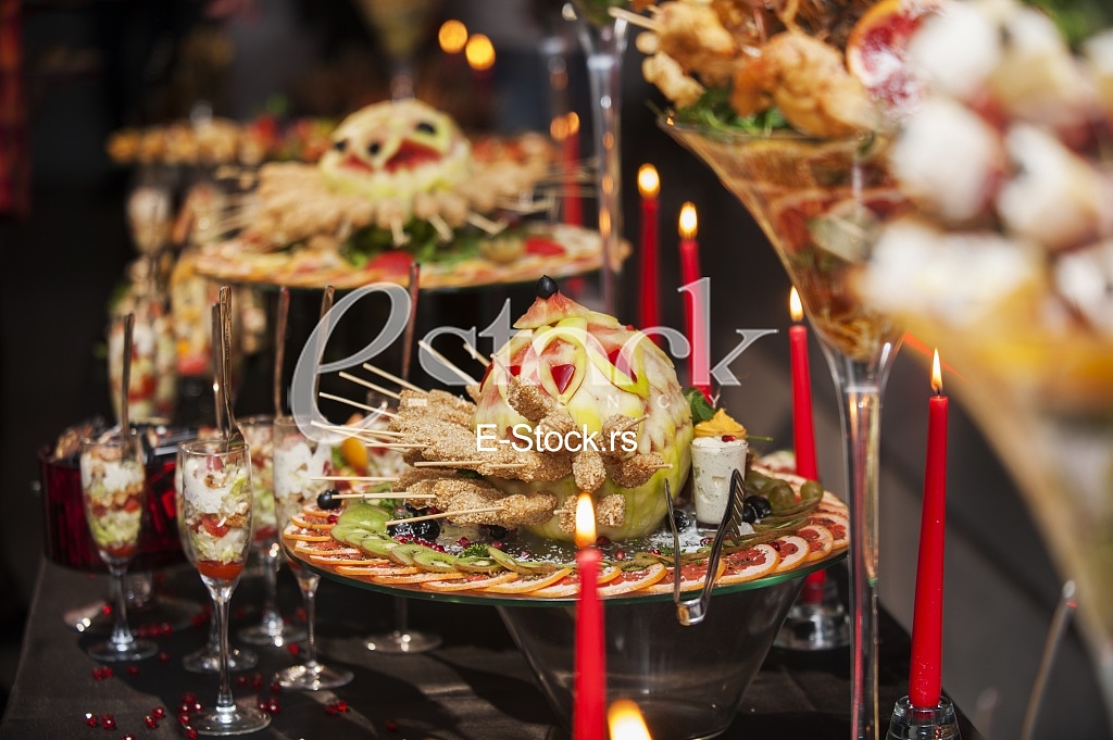 Catering table