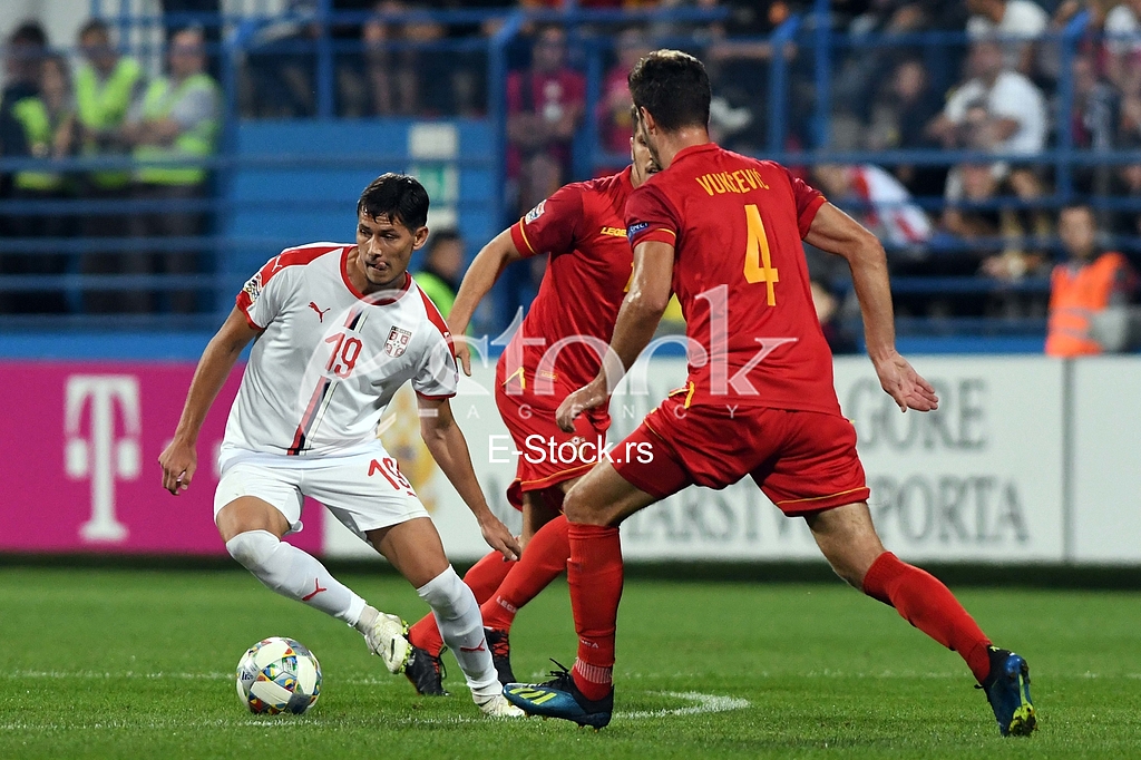 Fudbalska utakmica Crna Gora Srbija