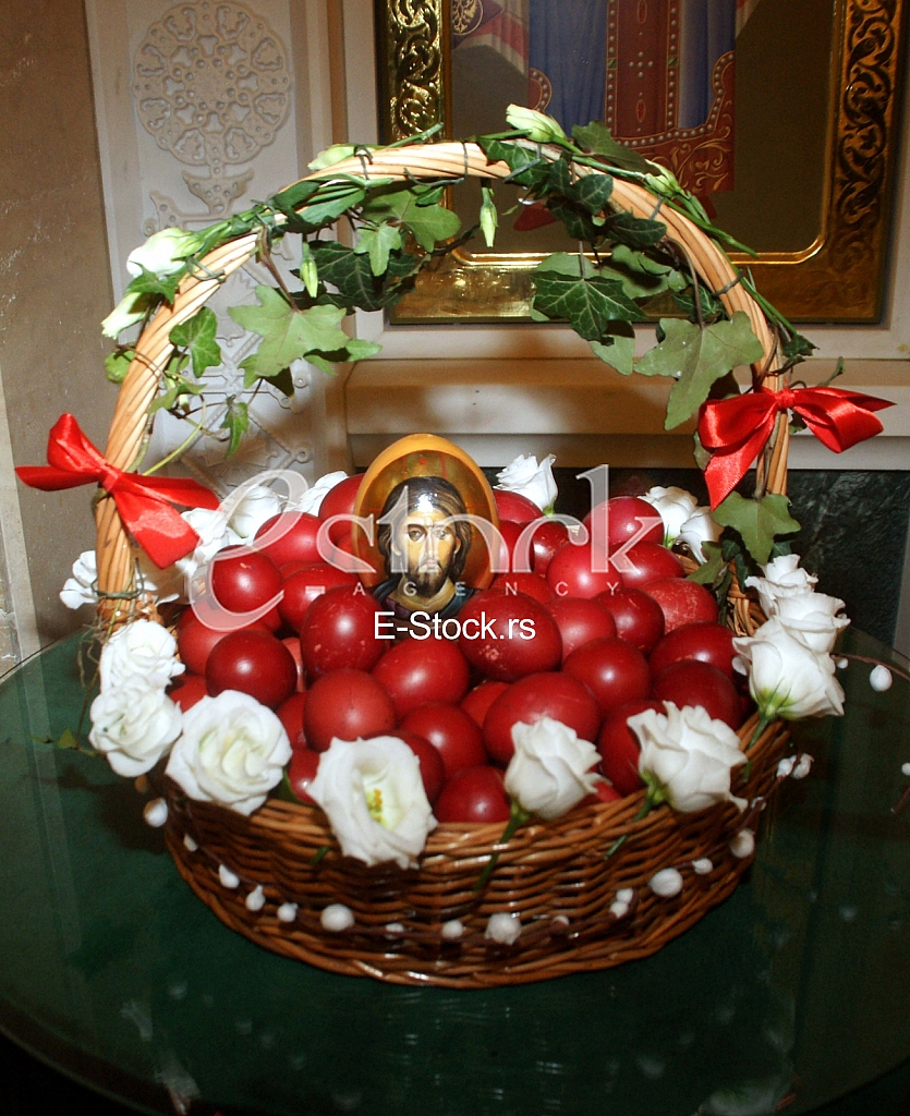 Easter liturgy at St. Sava