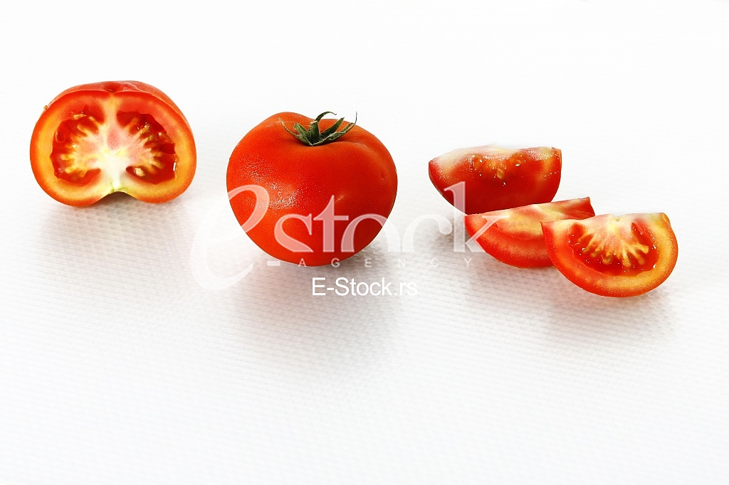 Tomato vegetables pile isolated on white background cutout