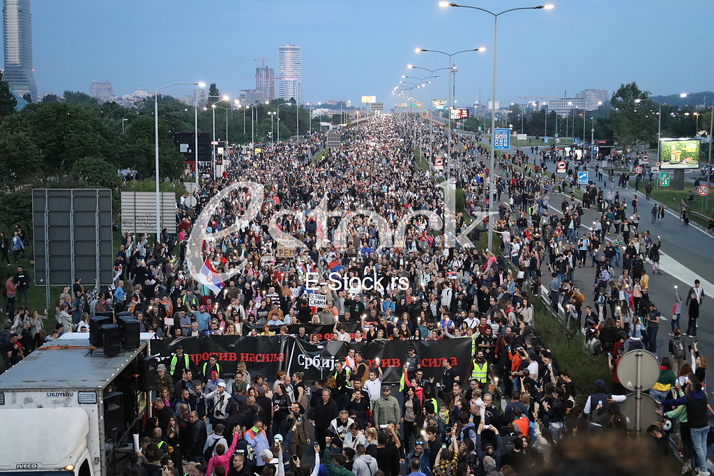 Protest Srbija protiv nasilja
