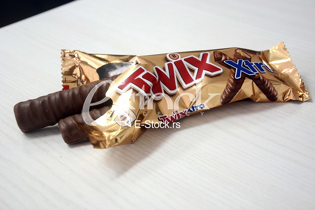 Twix and snickers chocolate candy.