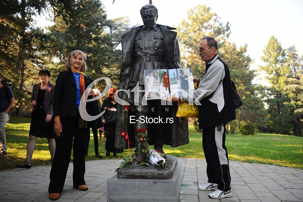 Jovanka Broz buried next to her husband Josip Broz Tito Jovanka Broz buried next to her husband Josip Broz Tito