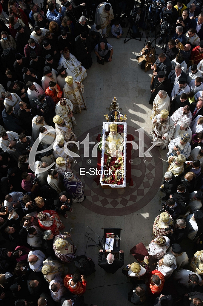 Sahrana mitropolita crnogorsko primorskog Amfilohija Radovica