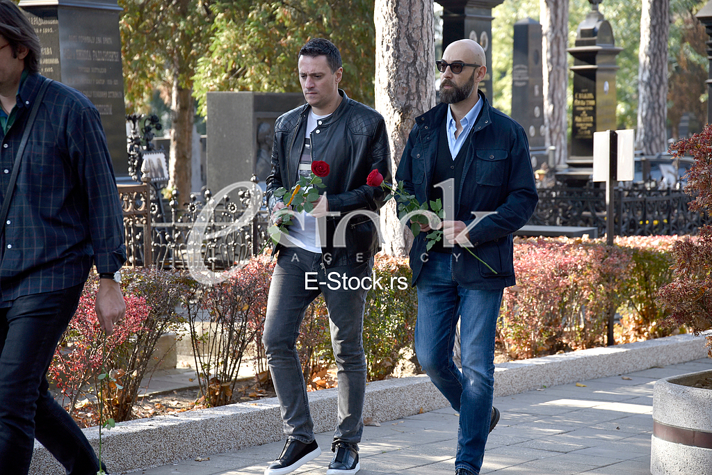 The funeral of actress Milena Dravic