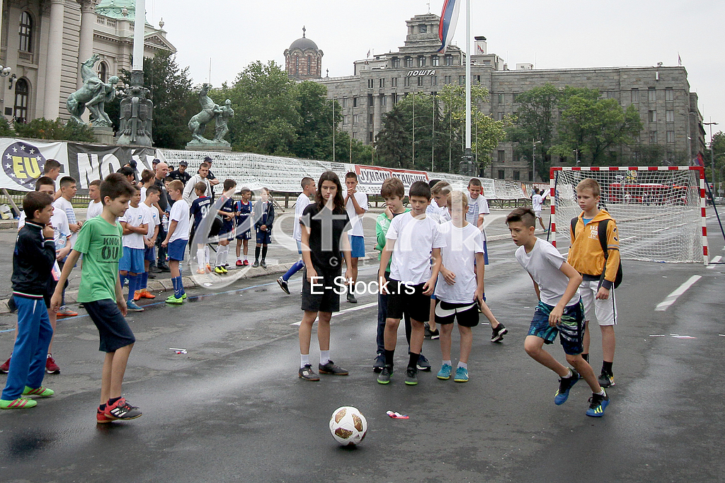 Football tournament of young categories