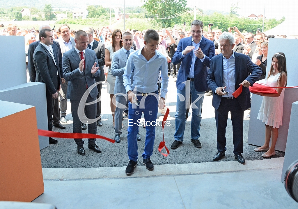 Bekament production of styrofoam opened by Prime Minister Aleksandar Vucic