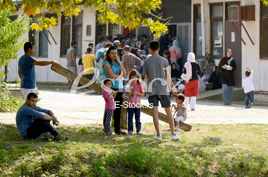 The reception center for migrants