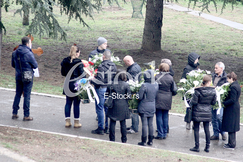 The funeral of Nebojsa Stojilkovic