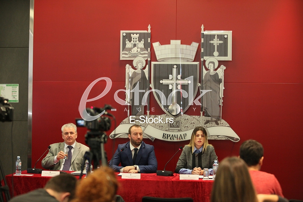 Press Conference,Municipality Vracar