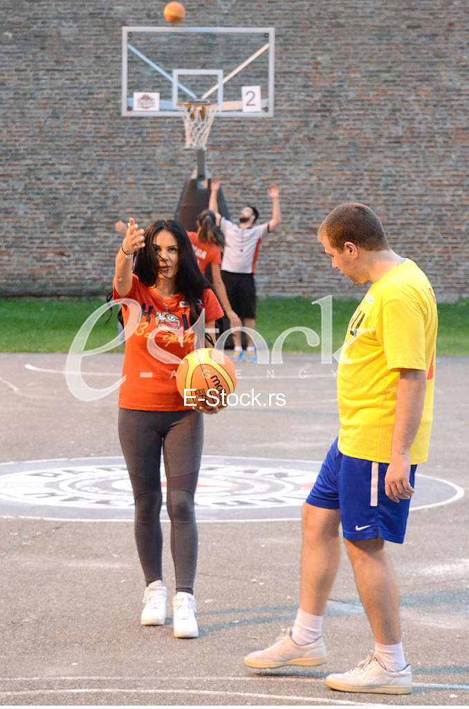 Basketball basket for happiness