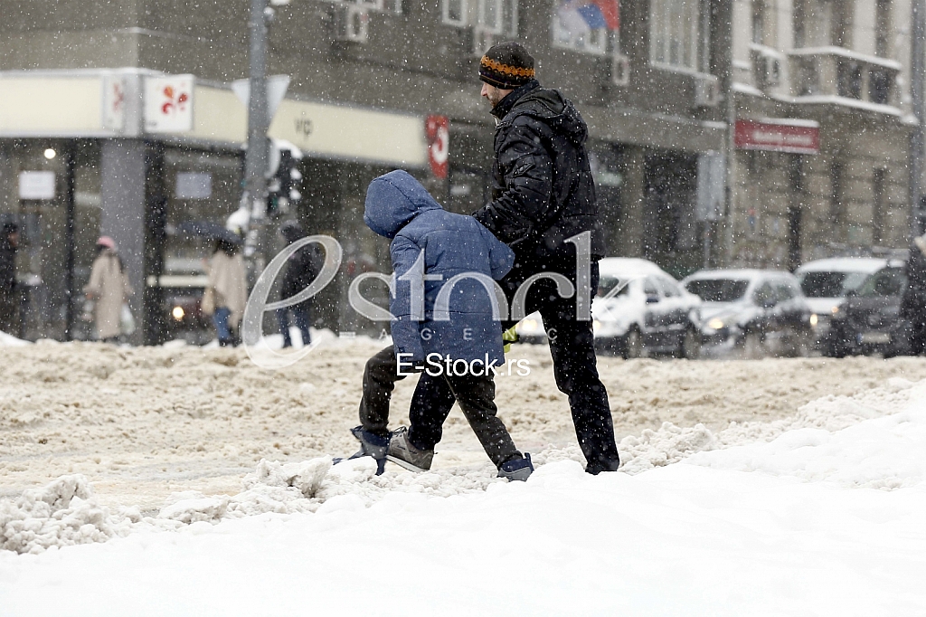 Otezan saobracaj zbog snega