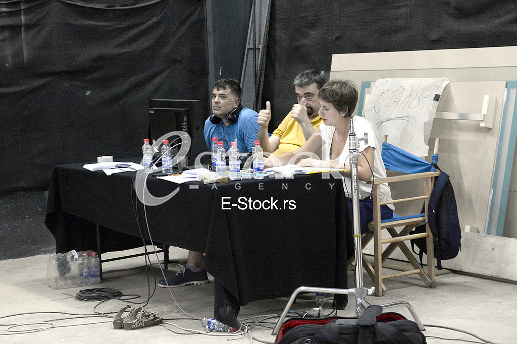 Film shooting ''Dwarfs from the front pages''.
