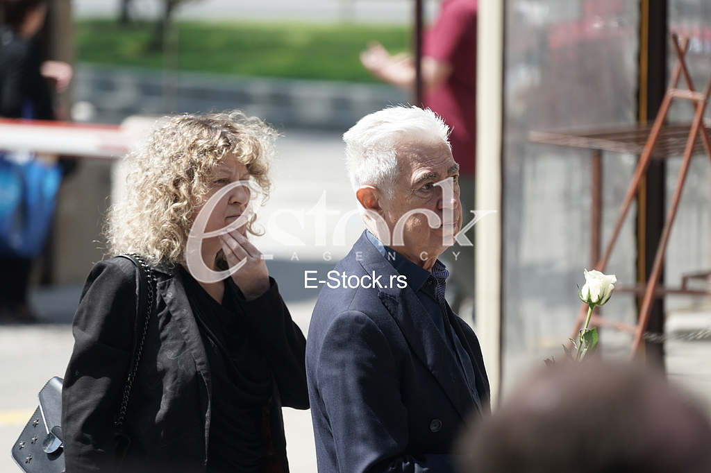 Jovan Maljokovic, Sahrana Veselina Vese Simonovica