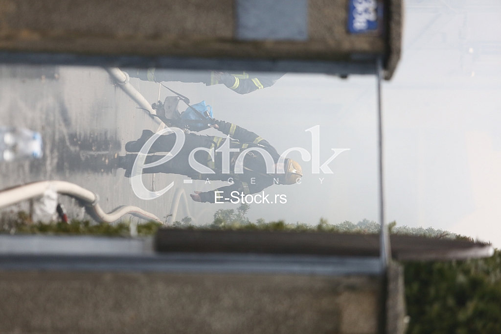 Pozar naselje Brace Jerkovic