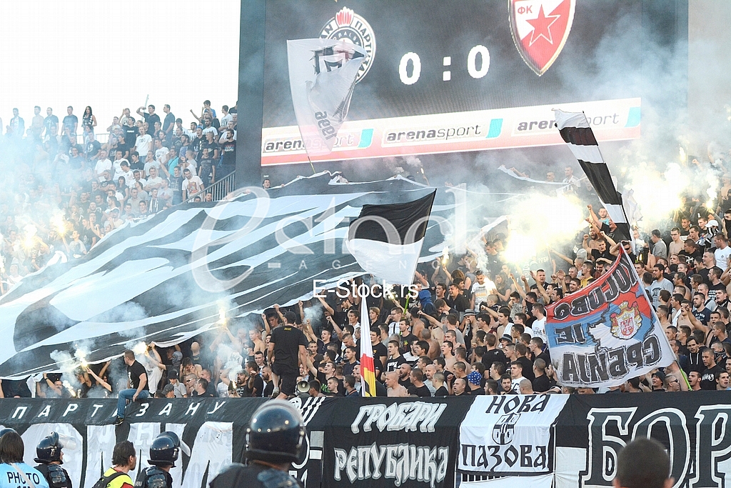 derby Red Star vs. Partisan, Partisan stadium