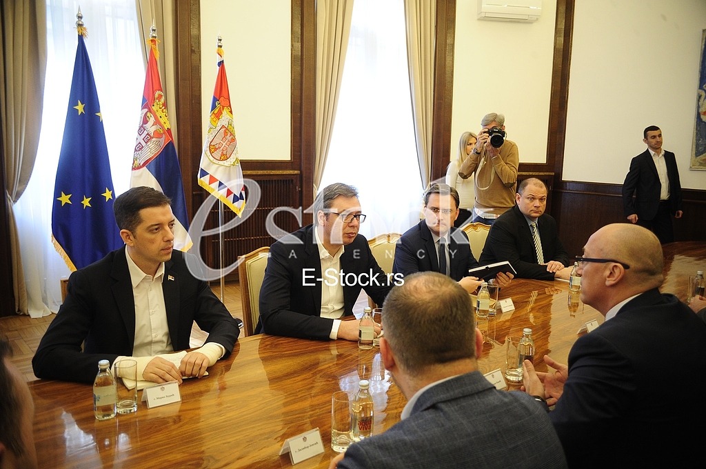 Marko Djuric, Aleksandar Vucic, Nikola Selakovic i Ivica Kojic